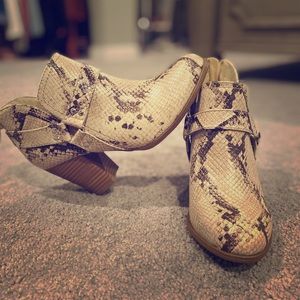 Fergalicious Chucky Block Heel Booties